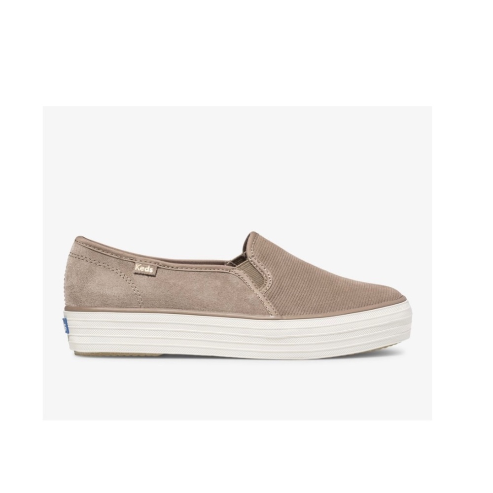 Keds Tripple Decker Suede Slip Ons